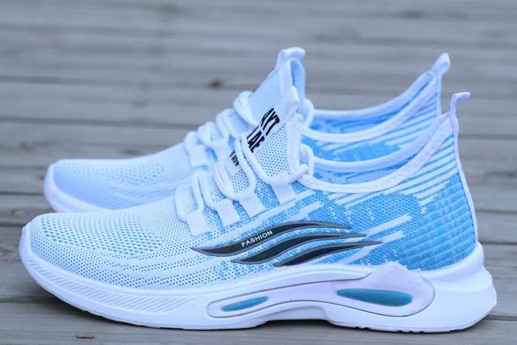 oddychające lekkie latem. Męskie buty z miękkiej podeszwy z siatki Fly Tkane są leniwe i można ich używać do jazdy samochodem_voghion.com