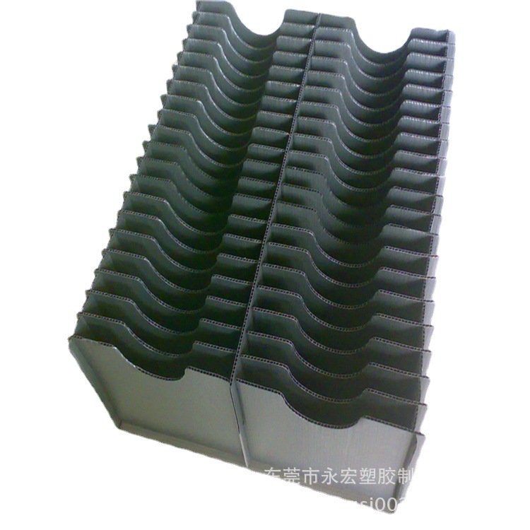 厂家大量供应大小尺寸PP塑料中空板箱刀卡可折叠中空板格子箱