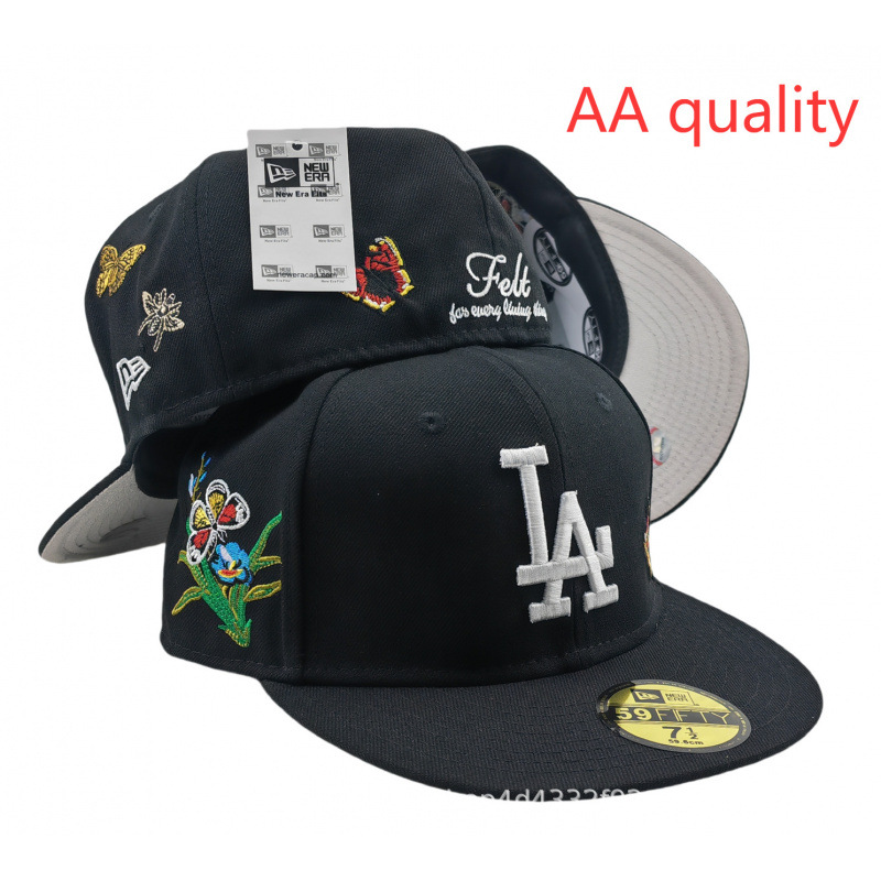 2025 nueva venta caliente exportación transfronteriza MLB gorra de béisbol AA patrón ala plana tamaño de moda sombrero de ala plana