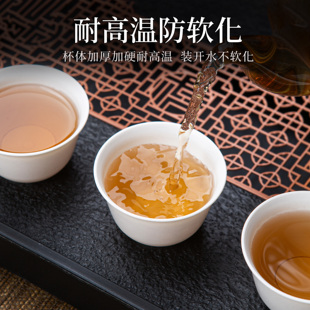 Disposable Tea Cup Kung Fu Tea Cup Thickeneded Small Cup Home Travel Tea Drinking Portable Outdoor Tea Set Water Cup