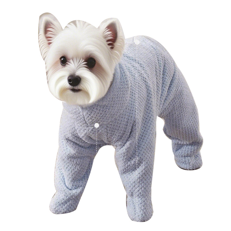 Otoño y invierno nuevo paquete completo de toallas de baño absorbentes para perros y gatos, toallas de baño secas rápidas, toallas de cabello secas, bata de baño Teddy