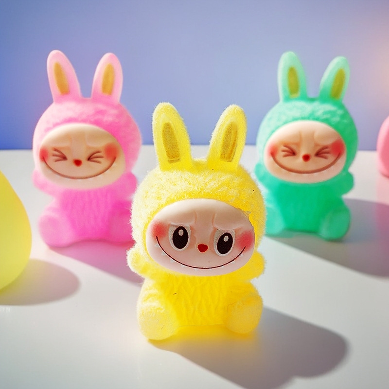 暗闇で光るラブ布植毛装飾品ブラインドバッグブラインドボックストレンディなおもちゃのペア車の装飾子供のギフトかわいい|undefined