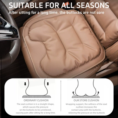 Seat Pad, Soft and Comfortable: Seat cushion, seat cover