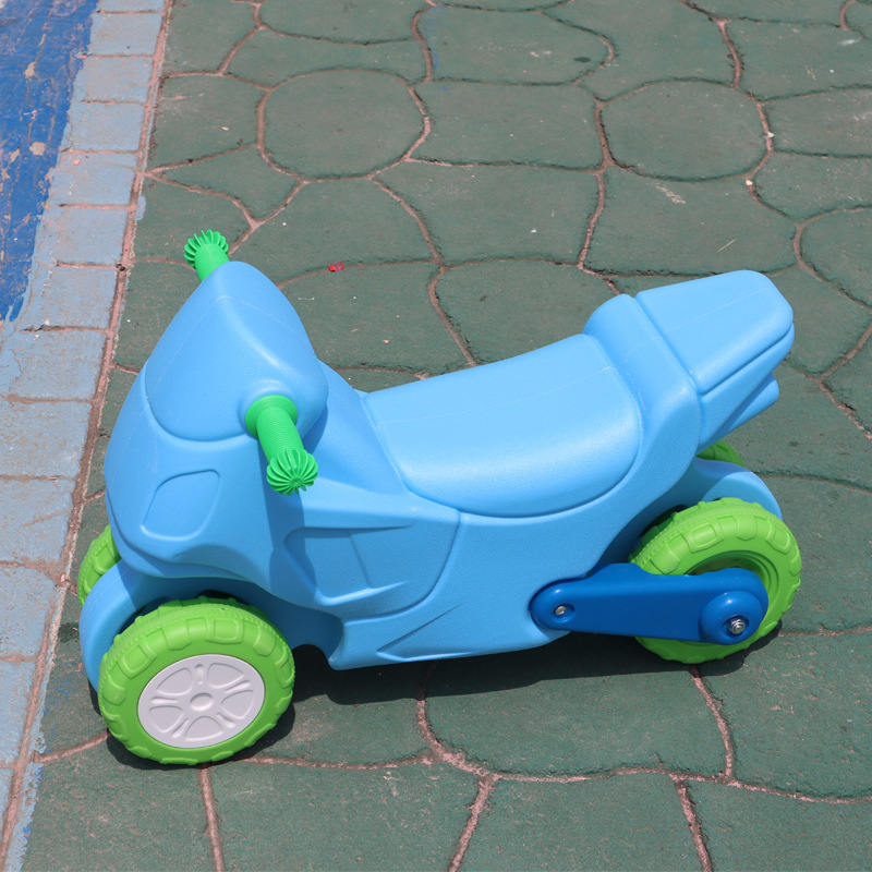 파란색 오토바이