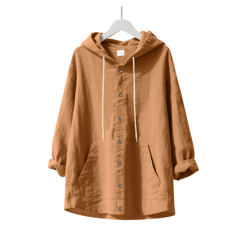 Felpa con cappuccio uomo stile casual per primavera autunno_voghion.com