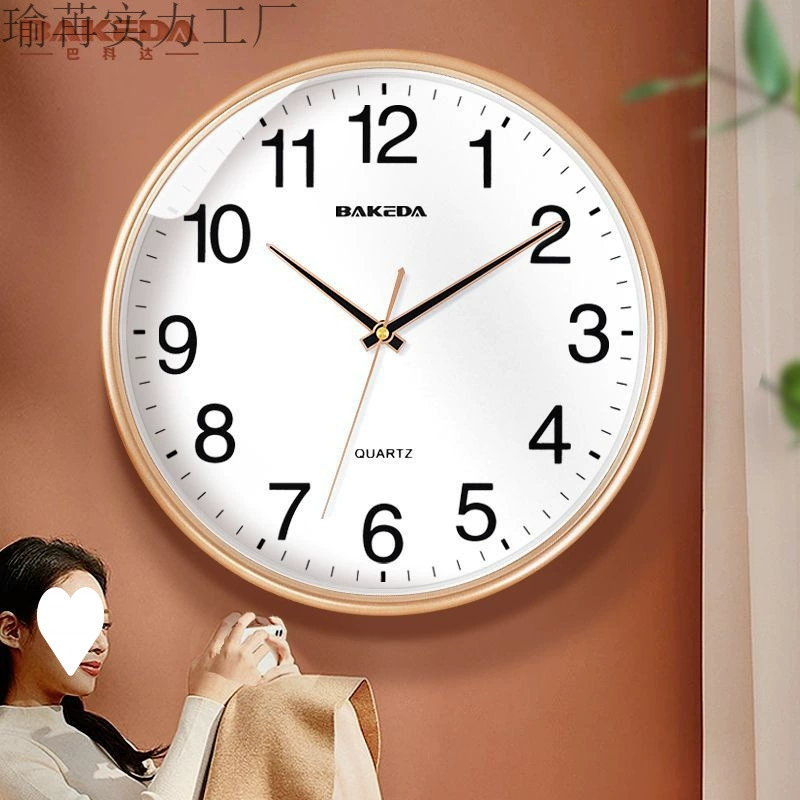 Бесшумные настенные часы, креативные модные электронные кварцевые часы для гостиной, спальни, простые часы, современные домашние настенные часы