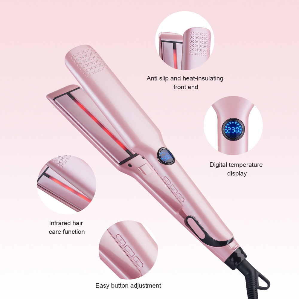 Electric Splint Foreign Trade CE Certification External Splint Ceramic Multi-function Curling Iron Hair Straightener_voghion.com