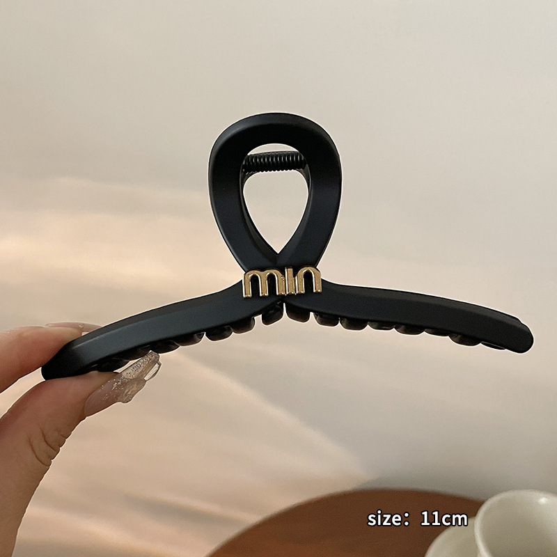 Acrílico grande, pinza de amor, pinza para el cabello, parte posterior de la cabeza femenina, pinza de tiburón, horquilla, pinza para el cabello, tocado, primavera y verano