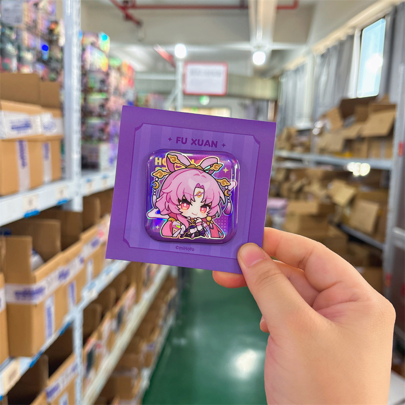 正版授权《崩坏》星穹铁道帕姆展览馆系列马口铁徽章周边谷子吧唧|undefined