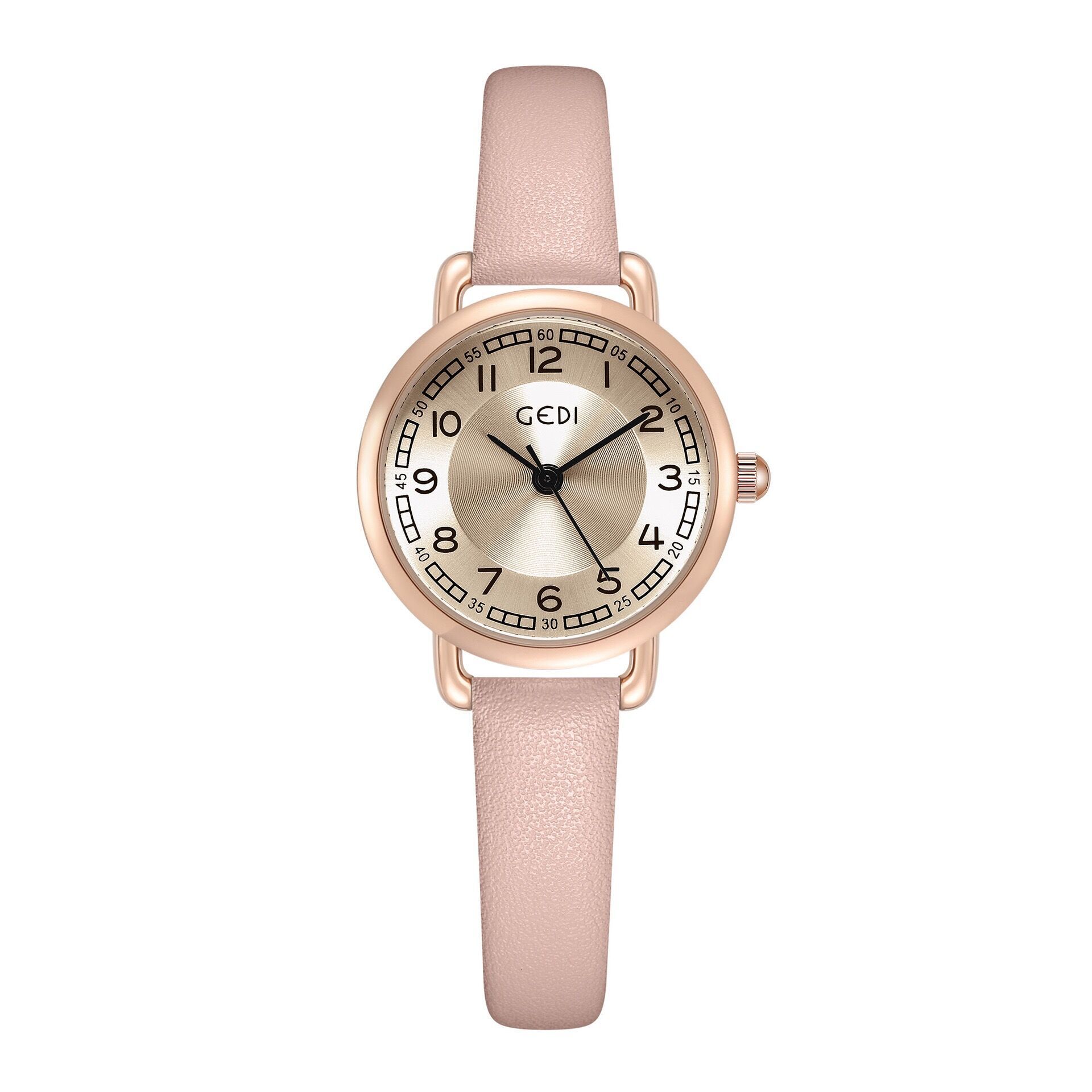 Gedi New Godi Digital Scale Student Small dial Light Luxury niche Literary and Leisure Women's Watch_voghion.com