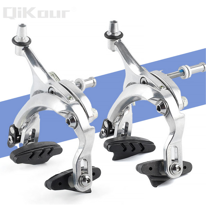 Silver Road Bike Brake Dead Fly Front Brake Bicycle C Brake Extra Long Arm Caliper Foldableing Bike V Brake Modification