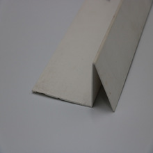 pvc异型材 塑料L型边框条 pvc 挤出加工光面白色型材 四边护角