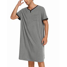 I 59666 Men's Long Breathable Sleepwear ��ʿ˯ȹ �羳ŷ