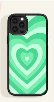 IPhone16PRO Amor rosa europeo y americano Adecuado para Apple 15PROMAX Funda de teléfono móvil Película de aluminio 2D Anti-caída i15