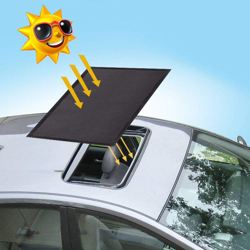 Car Sunroof Sunshade, Roof Magnetic Anti-Mosquito Screen, Heat Insulation and Sun Protection Car Curtain, Anti-Mosquito Car Sunshade