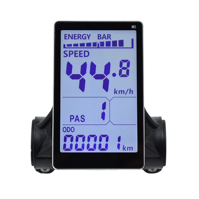 Vertical Screen Lcd Liquid Crystal Display Speed Control M5 Instrument, Waterproof 6-Pin Male Connector, Power-Assisted Vehicle Scooter Display, Ebike