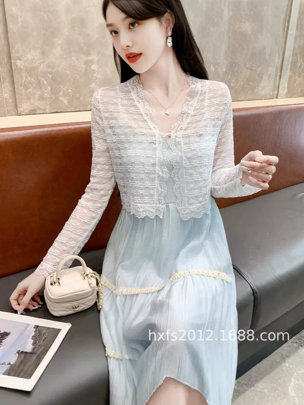 Кружевной летний кардиган, slip-платье, юбка, накидка, кружевное платье