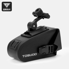 キャプテンタス自転車テールバッグ大容量ロードバイクハードシェル防水クイックリリースマウンテンバイク収納収納バッグ