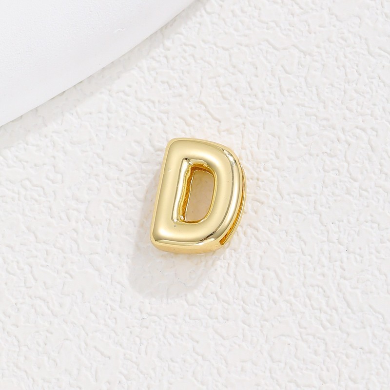 AS ジュエリークロスボーダー temu ホット販売 26 英字 diy ブレスレット 10 ミリメートル時計ストラップ金メッキ文字卸売|undefined