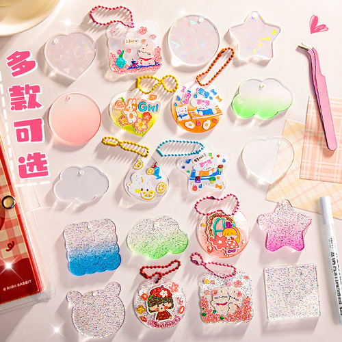 Guka full set of material package sticker set estimated card Korean style with cool card diy Gupangu bone storage box bag