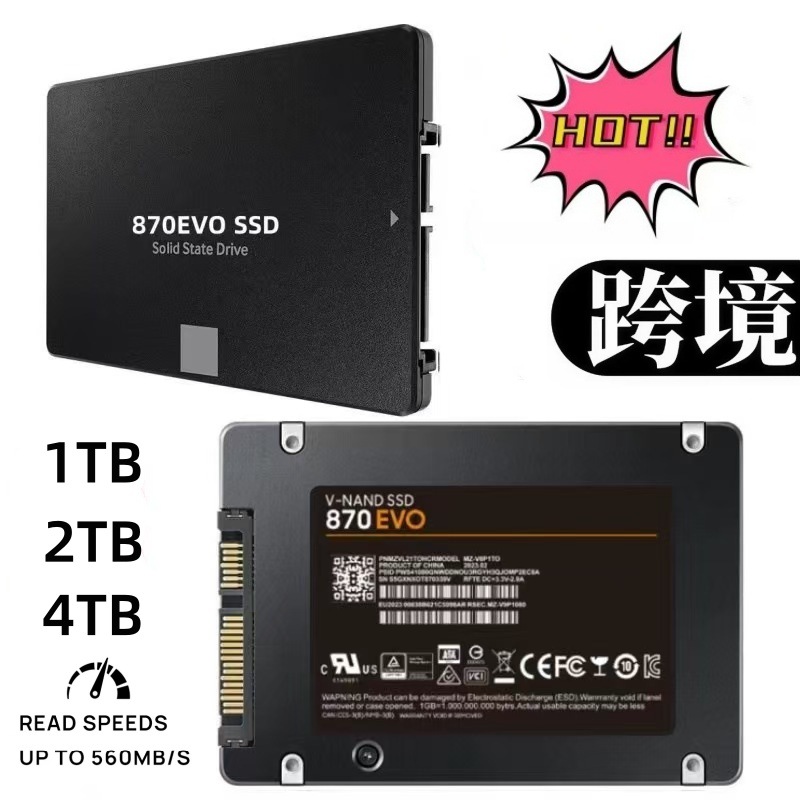 Intern ssd harddisk 870 evo 1tb 2tb 4tb høj hastighed_voghion.com
