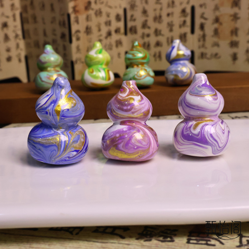 藏式流体大漆葫芦diy手链项链葫芦配件文玩饰品搭配配饰手工首饰|undefined