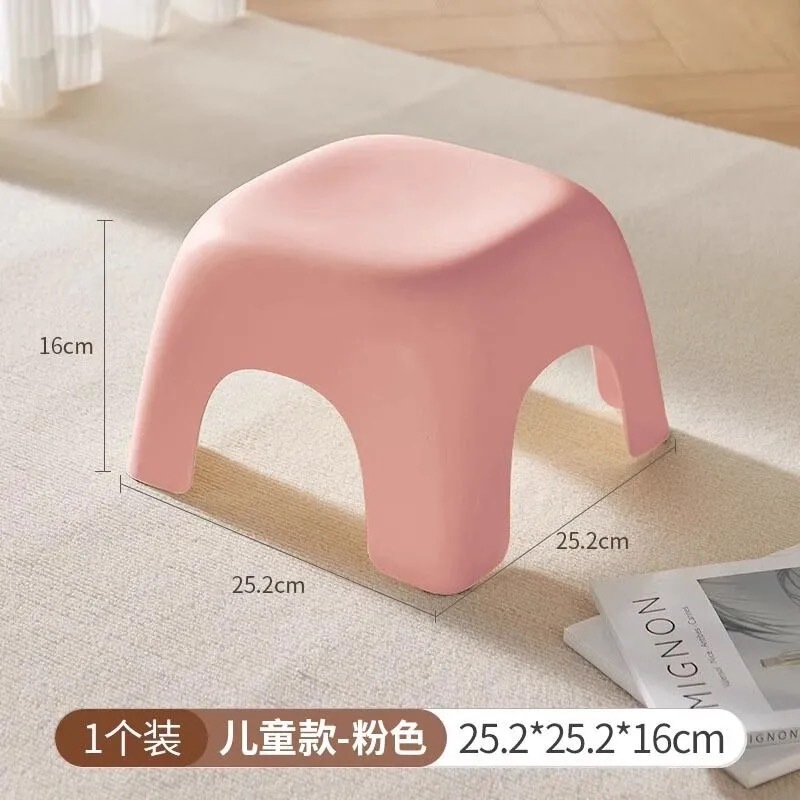 小凳子家用塑料加厚客厅茶几板凳椅子儿童卫生间洗澡浴室换鞋矮凳|undefined