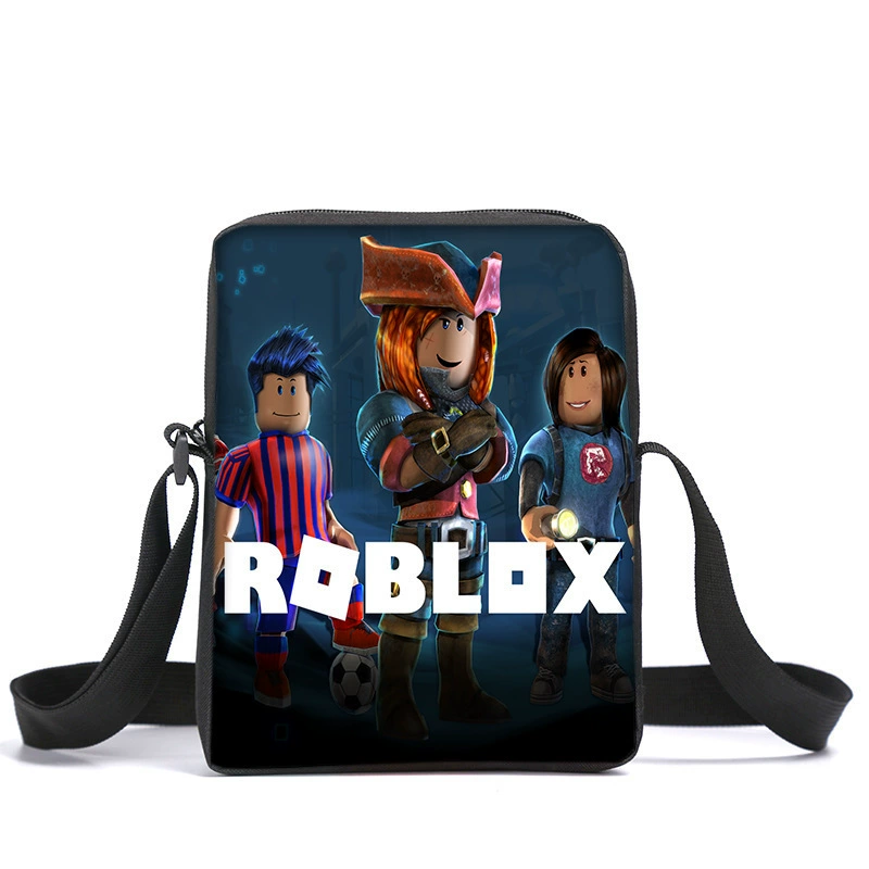 Сумка-планшет Roblox, аксессуар к игре, для учащихся начальных и средних классов, мультяшная унисекс рюкзак-сумка