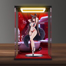 适用BEARPANDA TACCO玫瑰狐娘BARA追视眼亚克力灯箱款防尘收纳盒