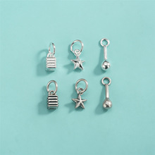 S925���y����Ǘl�y���K����i���ˮ�Ή���DIY�ֹ�ˮ����朵���