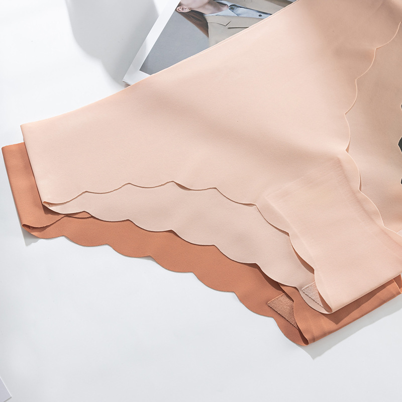 El comercio electrónico transfronterizo personalizado ondas sin marcas de nylon absorbente de humedad pantalones transpirables cortados de hielo casual de tamaño grande pantalones invisibles