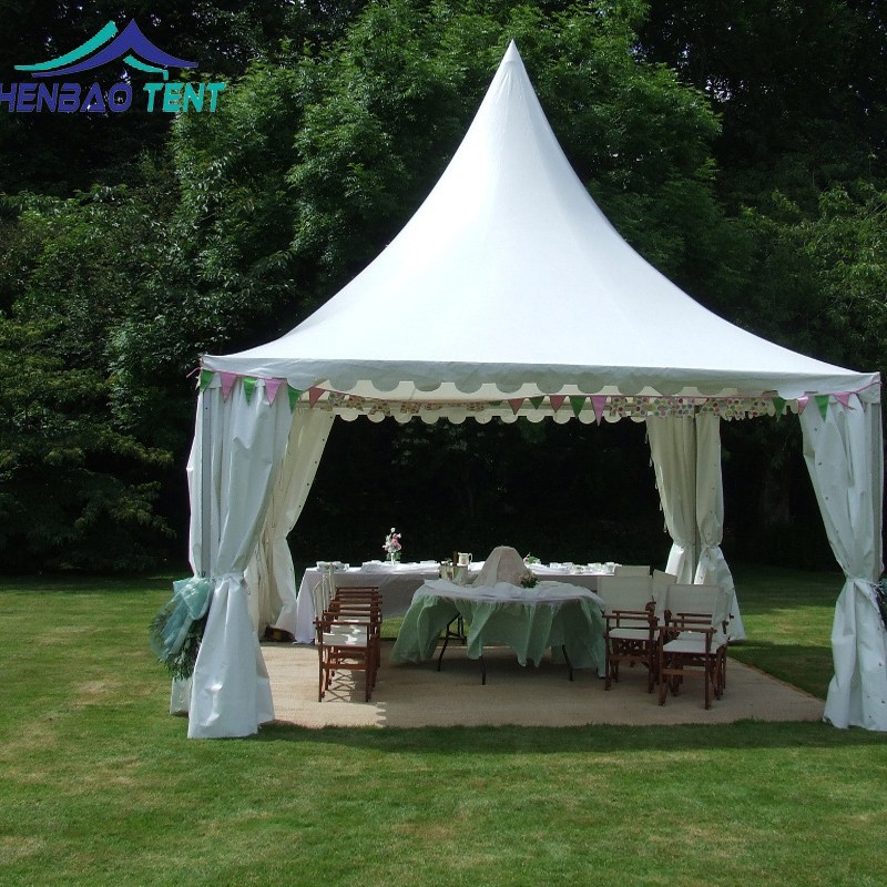 户外景区农庄餐饮用尖顶铝合金篷房 可移动搭建农庄包间帐篷