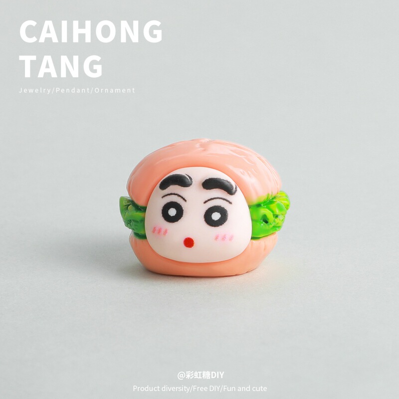 ミニチュア樹脂 DIY アクセサリークリエイティブシミュレーションソリッドカラーシンスナック人形混合ままごと装飾品|undefined