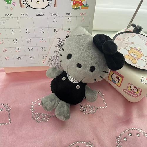 Cartoon hot sale new 50th anniversary charcoal grey KT pendant cute bag hanging ornament plush doll pendant wholesale