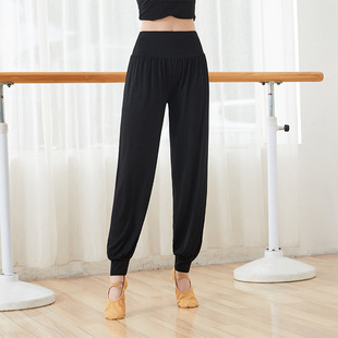 220g Modal Dance Pants Women's Black Loose Harem Pants Art School Practice Pants Modern Dance Shape Pants New