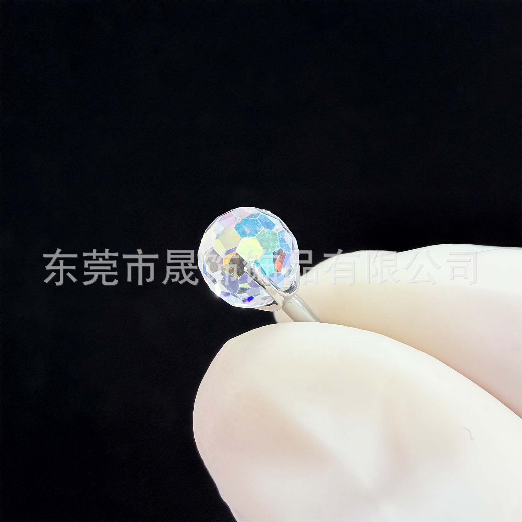 F136 Titanium Cubic Zirconia Ball 小灯泡 Ear Stud Tongue Barbell 超闪蹦迪 Ball Helix Cartilage Stud G23 Implant Grade Titanium Piercing Jewelry