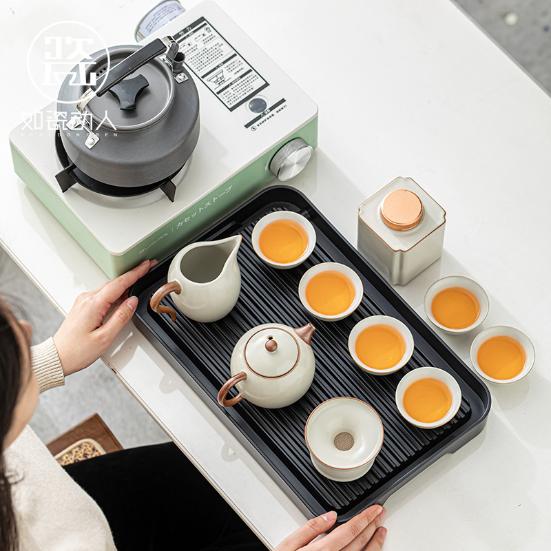 Travel handheld tea set, equipment for camping
