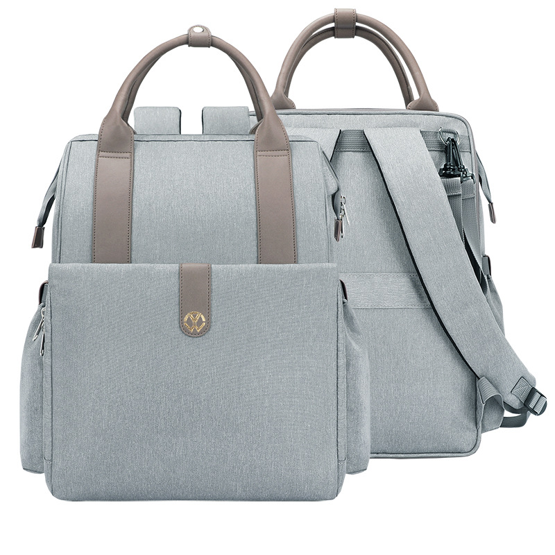 Customized Amazon Crib Bag Shoulder Mommy Bag Large Capacity Maternal and Infant Supplies Storage Mommy Bag Backpack