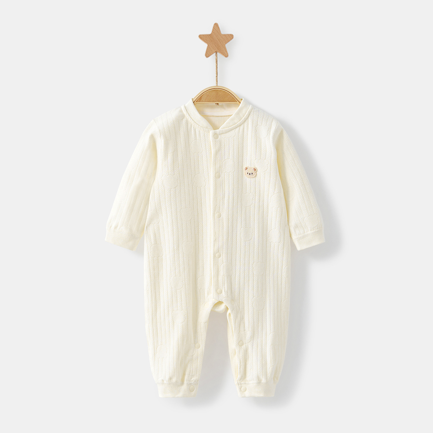 Primavera y otoño baby overcoat pijama delgado para niños pequeños ropa de recién nacidos ropa de base para hombres y mujeres ropa de caída de otoño bebé