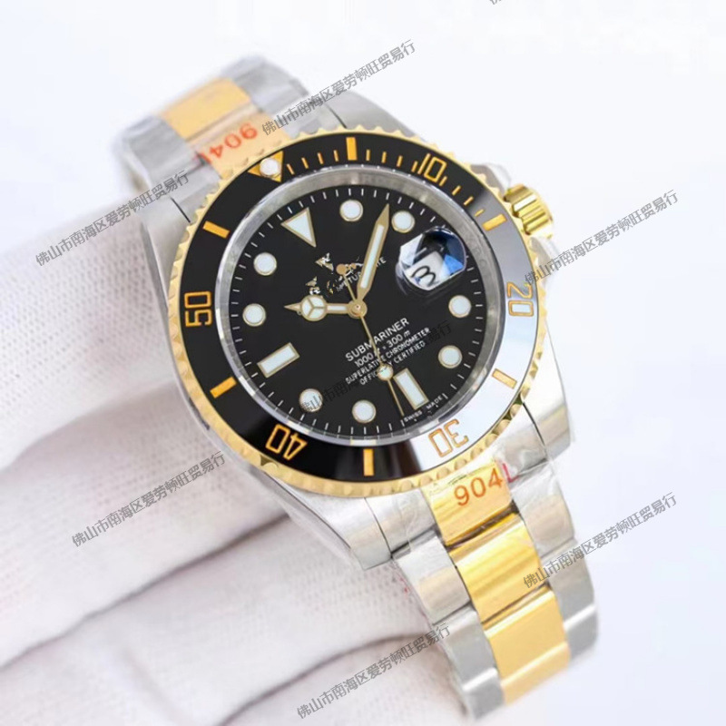 Rolex Submariner Series Single Calendar Waterproof Stainless Steel Strap Automatic Mechanical Men's Watch Popular and Versatile Rolex Submariner Series Single Calendar Waterproof Stainless Steel Strap Automatic Mechanical Men's Watch Popular and Versatile