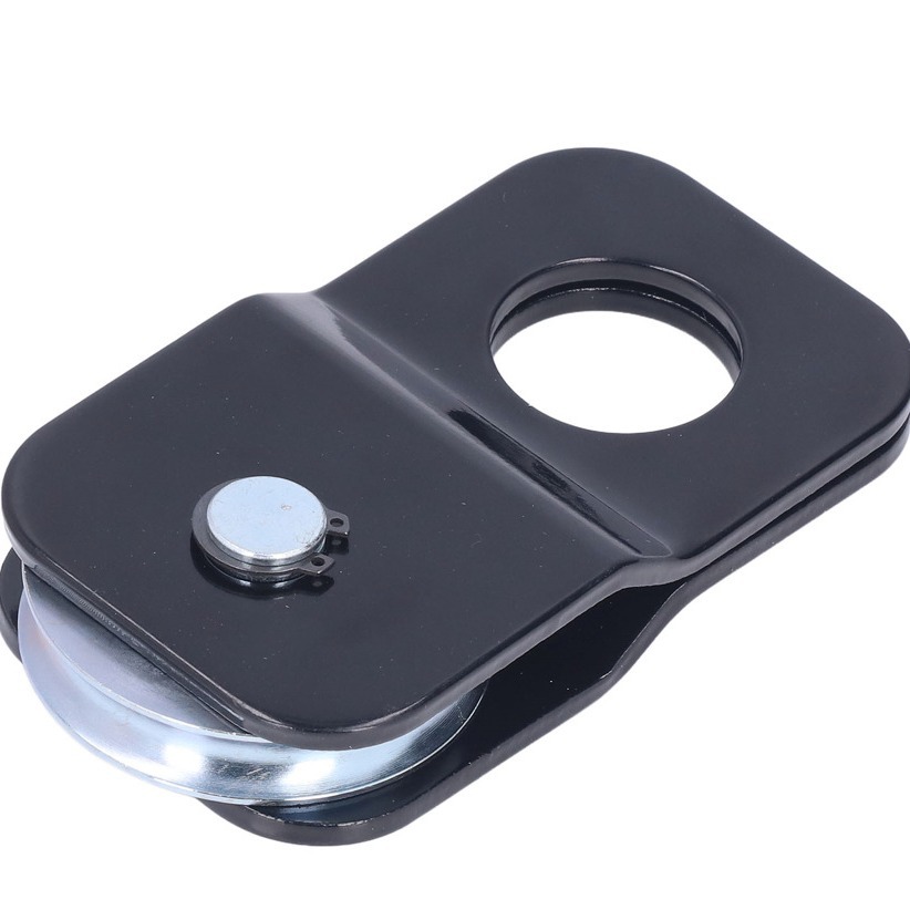 Araña todoterreno modificado cuerda de cabrestante polea 4 T polea todoterreno polea móvil polea de madera contrachapada