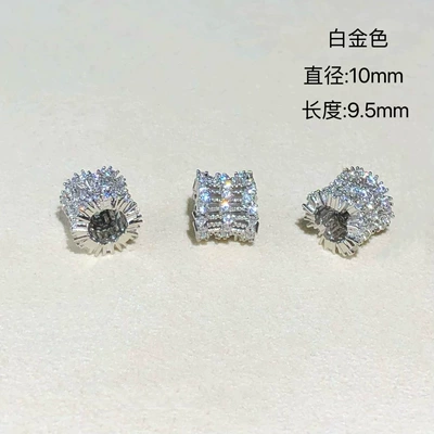 Color-Preserving Crystal Accessories Cut Zərgərlik ara hissələri - white-k-color-41