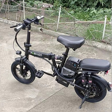 新国标电动自行车代驾折叠电动车成人小型锂电池代步超轻电瓶车