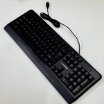 力拓WK11家用办公扁口有线键盘 防水台式电脑办公USB耐用静音键盘