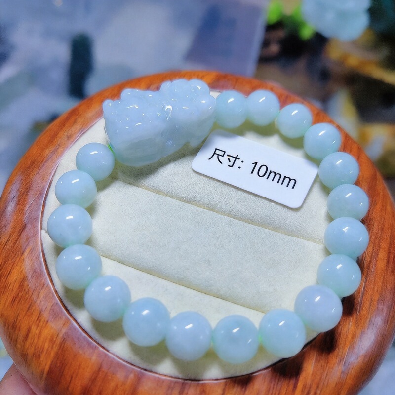 Jade A-Grade Pixiu Bracelet, Pixiu Bracelet Weaving, Men's and Women's Jewelry, Factory Direct Sales, Live Broadcast Benefits