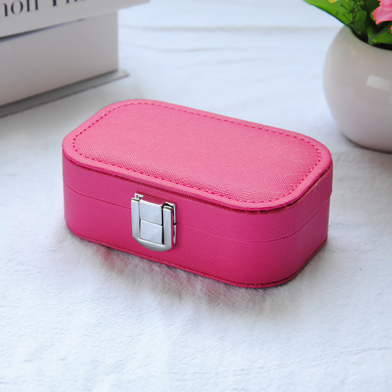 Botón a presión con patrón de cruz-rosa roja; 11.5*7.5*4