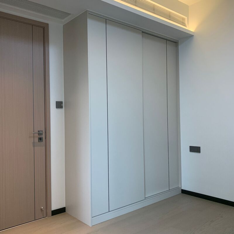 All-Aluminum Alloy Sliding Door Customization All-Aluminum Alloy Welded Whole-Panel Sliding Door Cabinet Door Customization Including Upper and Lower Guide Rails