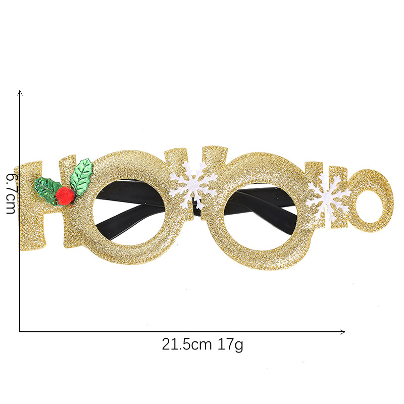 Nueva Navidad diadema gafas marco Halloween Día de San Valentín gafas de Santa Claus gafas Fiesta de Navidad