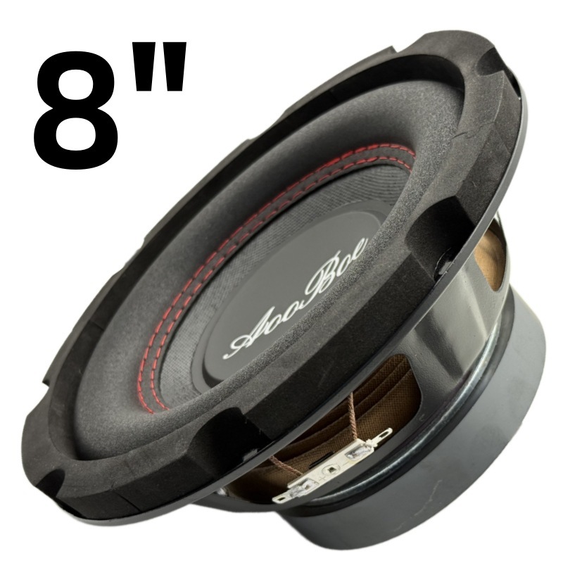 8inch Bass Speaker with Iron Frame and Large Edge, Suitable for Home and Car Use, Long-Stroke Speaker, Exclusively for Cross-Border Supply 8inch Bass Speaker with Iron Frame and Large Edge, Suitable for Home and Car Use, Long-Stroke Speaker, Exclusively for Cross-Border Supply