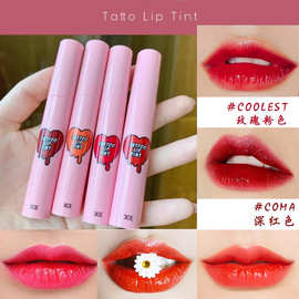 刚到现货韩国3ce新品纹身唇釉唇彩姨妈色TATTOO LIP TINT粉管滋润